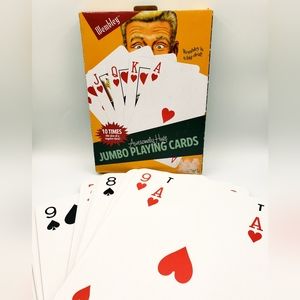 Jumbo Playing Cards Wembley 10 Times the Size of a Regular Deck 8" x 11" HUGE!